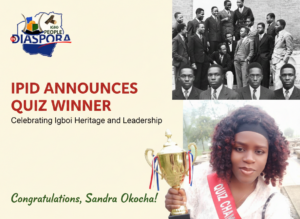 IPID Announces Sandra Okocha as Winner of its Quiz Competition, Celebrates Igbo Heritage and Leadership